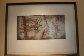 One of two pieces of art. 