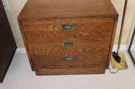 Three drawer storage chest.