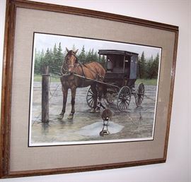                        One of many framed prints