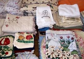                    Bedding, linens, towels, bed pads etc.