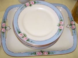                      Hand painted china pieces