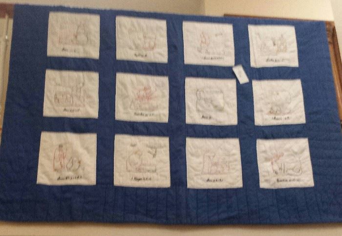 quilt with Bible verses