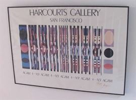 Signed- Agam. Poster 