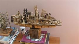 Po Shun Leong sculpture, Signed 