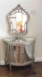 Wonderful Mirrored Commode. Excellent quality. 