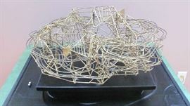 Large Kinetic Sculpture, Electric. Signed. 