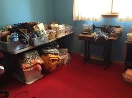 Fabric and sewing supplies just found boxes of patterns to