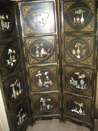 Folding Asian screen