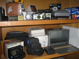 Vintage cameras and equipment