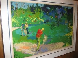 LeRoy Neiman signed print