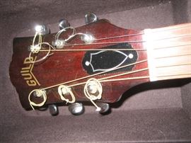 Closeup of Guild guitar