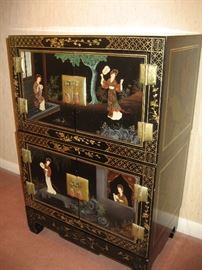Stacking lacquer chest