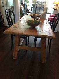 Antique Pine Farm Table
