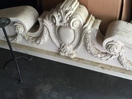 Wood Architectural pediment