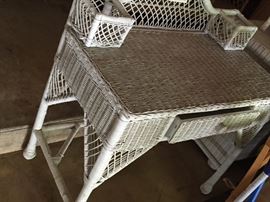 Wicker Desk