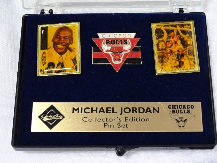 Michael Jordan pin set.