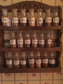 Spices and display rack