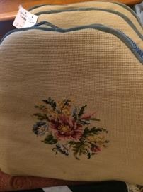 Needlepoint cushions