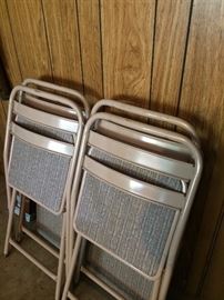 Matching card table & 4 chairs