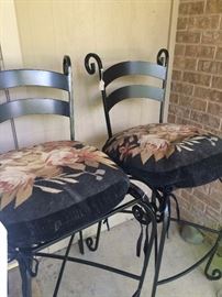 Two of four bar stools