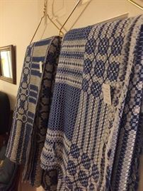 Blue & white textiles