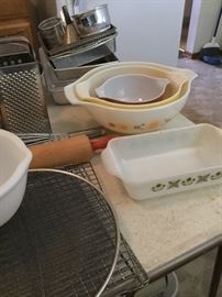Pyrex and baking items
