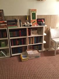 Books and shelves