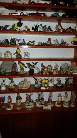 A Vast Array of Ceramic Figurines, and Metal Model Car Collection.