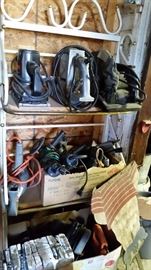 Power Tools:  Sanders/ Drills/ Grinders/ Skill Saws/ Jig Saws/ Saws-All/ Soldering Guns.