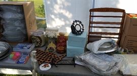 U.S. Quarter collection, Spice rack, Bowls, etc.