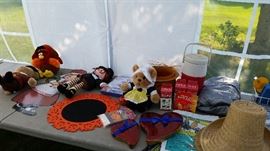 Stuffed Characters & Holliday Decor.