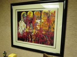 Signed Leroy Neiman lithograph