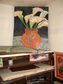 Calla Lily oil on canvas