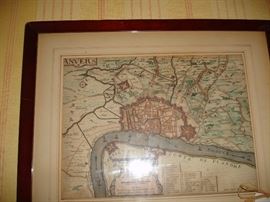 18th c. map, D'Anvers by Nicholas De Fer/P. Starkman