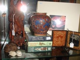 Asian carving, tintype