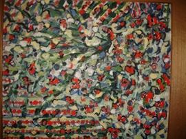 M.J. Burtch original abstract oil