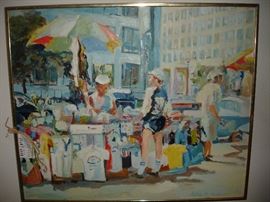 Belva Hicks oil on canvas