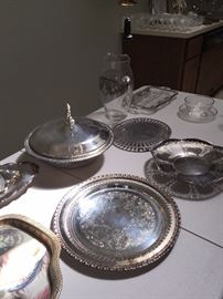 SILVERPLATED TRAYS