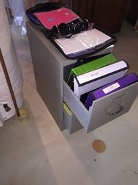 FILE CABINET AND BINDERS