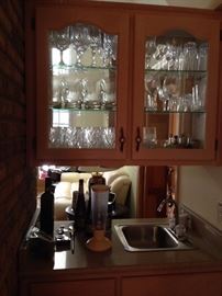 Waterford Glasses. Bar Accessories