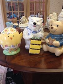 Easter Egg, Polar Bear and Winnie the Pooh are some of our character cookie jars.