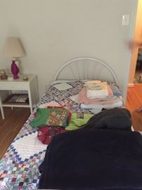 Adorable twin metal bed