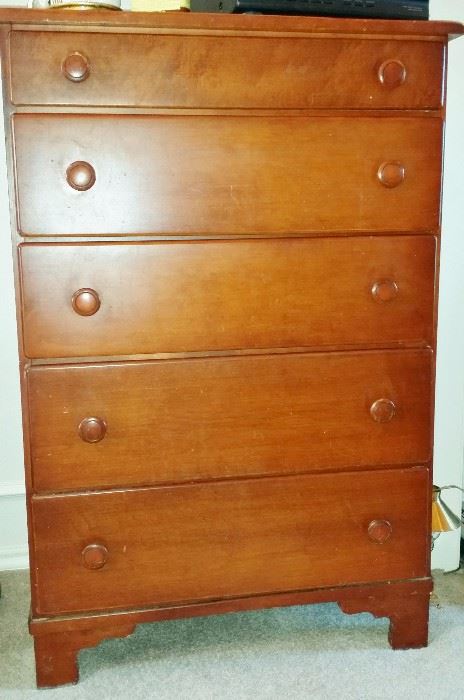 Old, wood chest of drawers