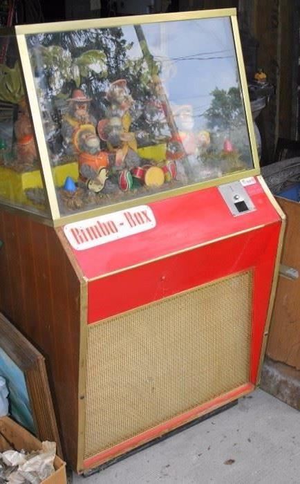 Bimbo Box Mechanical Coin Operated Animation Machine