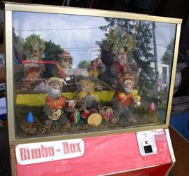 Bimbo Box Mechanical Coin Operated Animation Machine
