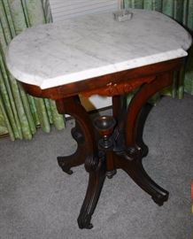 Marble Top Lamp Table