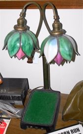 Double Stained Glass Lamp