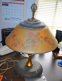 Reverse Painted Lamp