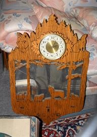 Uniquely Carved Clock