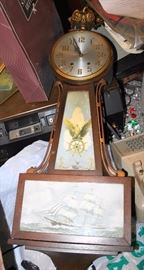 Antique Banjo Clock